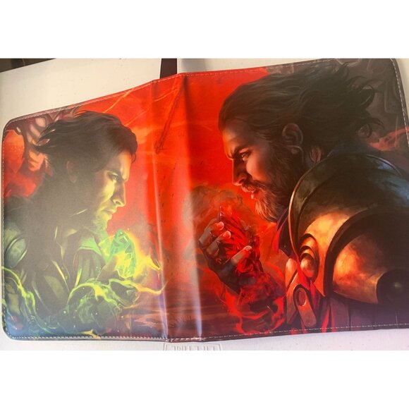 Trading Card Album Binder With Fantasy Cover Design & Zipper - Picture 1 of 3